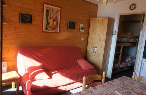 Orcieres-Merlette Apartment | Studio cabin for 4 with view, near ski lift