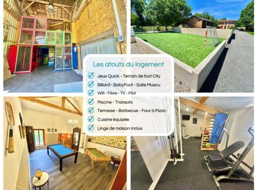 " Ô Chai Nous " 14 pers - Billard, Babyfoot - Structure de Jeux