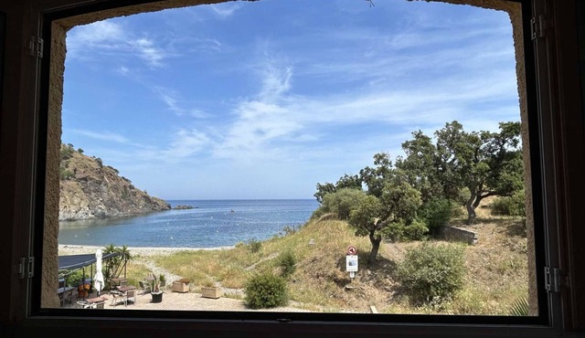 2-room apartment with sea view and air conditioning in Banyuls-sur-Mer
