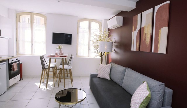 Air-conditioned apartment - hyper-center Toulon - Flamingo