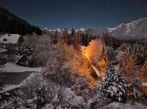 Alpine 1 bed Chalet with beautiful views