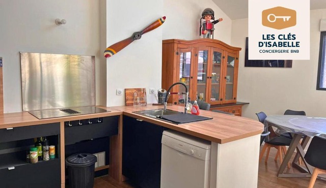Appartement climatisé avec sa terrasse de 25 M2