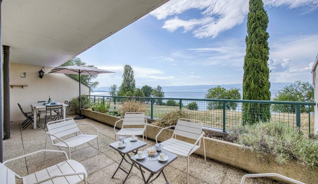 Art apartment on Lake Geneva