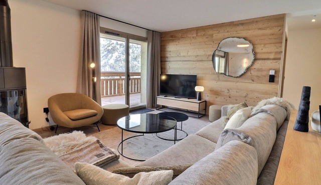 Beautiful 4-room cabin, 8 people, sauna, parking, Méribel