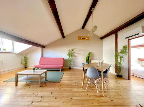BnGo I Le Spacieux I 6 personnes, Climatisation, Parking gratuit, 3 chambres, 5 lits, Gare PartDieu, Centre de Lyon