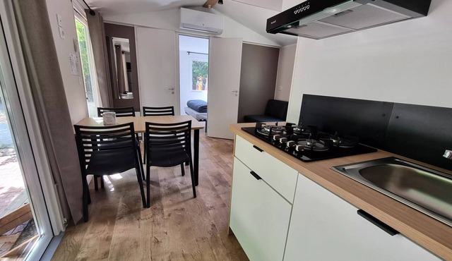 Campsite les Micocouliers * - Mobile Home New 3 rooms 4 people Air-conditioned