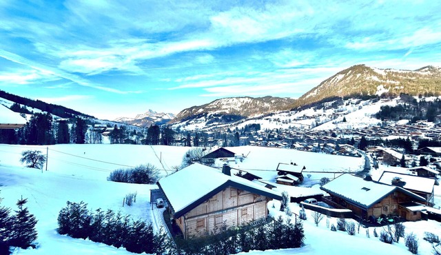 Chalet with view 10 minutes from Megève.
