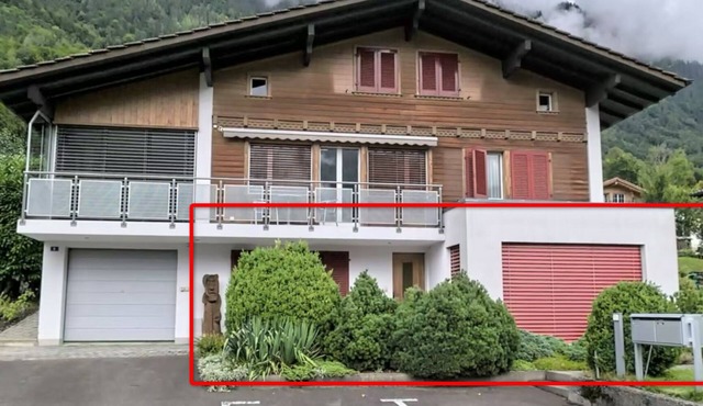 Charming and quiet vacation apartment with panoramic views of the mountains in Ringgenberg