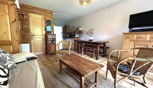 Charming 2-room apt with garden and parking near Serre Chevalier