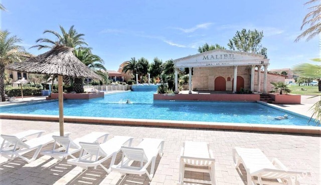 Charming T2 44m2 pool/tennis/sea in Canet-en-Roussillon