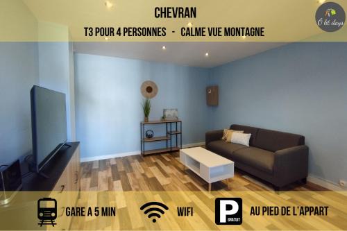 Chevran - appart 2 chambres - proche gare