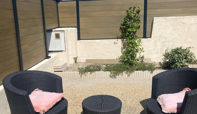 Duplex T2 first line on the beach with parking Palavas/Carnon