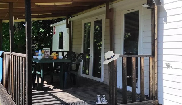 Essential mobile home 2 bedrooms/25m2/TV/Covered terrace 5 persons