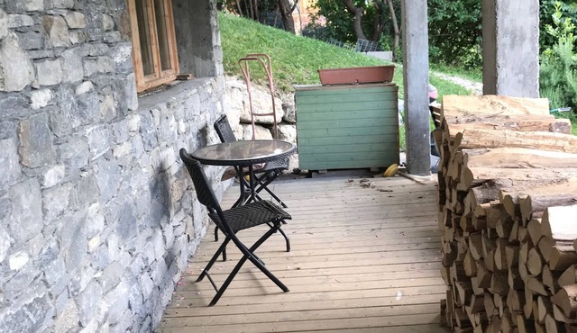 Facing Mont Blanc Private Apartment for 2 in chalet with terrace