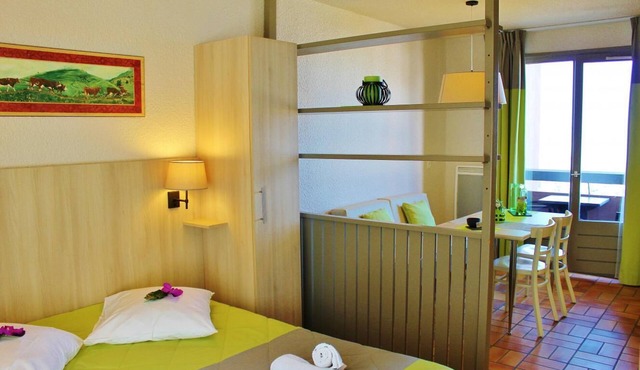 Fitness, swimming pool, sauna, balcony, tv, 23m², Thollon les Mémises