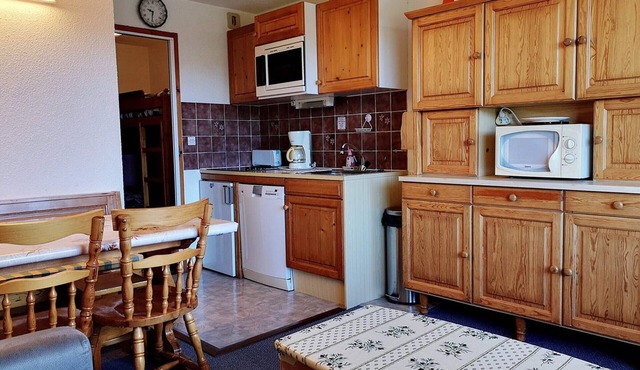 Functional studio cabin for 6 at the foot of the slopes - Parking included