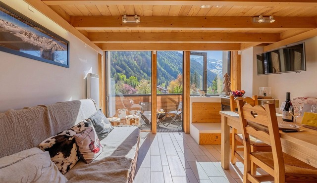 Grand Roc A215 150m from Slopes, Mountain View & Parking, Argentière (Chamonix), France