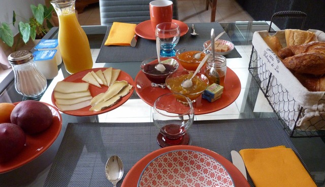 Guest Room "La Chambre Aux Oiseaux" with Private Terrace, Wi-Fi and Air Conditioning