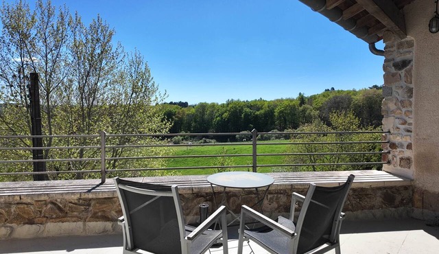 Holiday Home 'Domaine De Bellac - La Belle Vue' with Shared Pool, Private Terrace & Wi-Fi