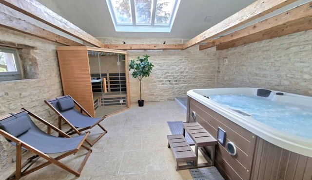 Le Spa Beaunois - 5* air-conditioned farmhouse near Beaune, SPA & pétanque