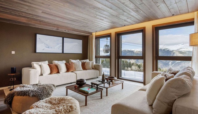 Luxury apartment with wellness area access in Courchevel 1850