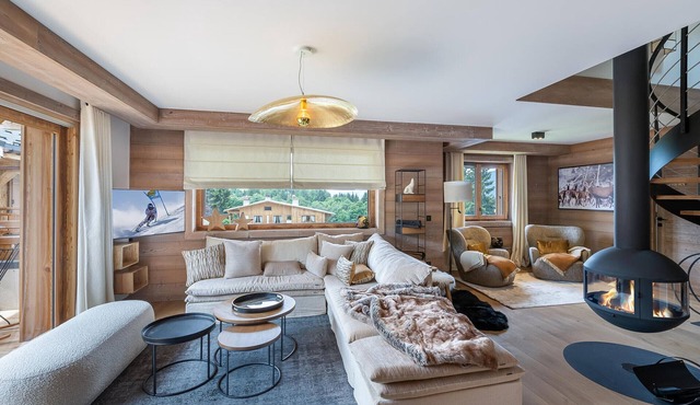 Luxury Duplex in Megève - Pets Allowed