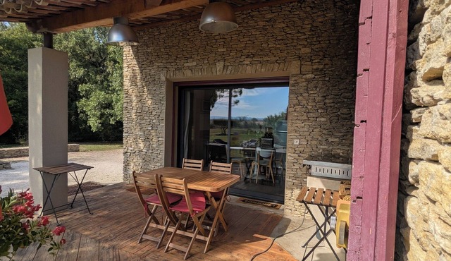Mas des Sources independent Cottage, Very Nice view, cozy contemporary interior