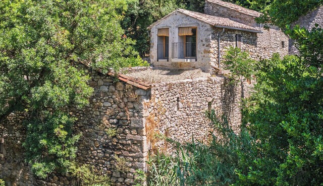 Mill between river and forests in the Cévennes