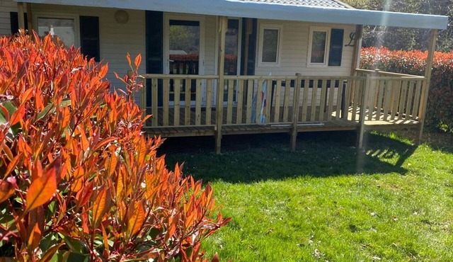 Mobile Home 32m² with Terrace, 3 Bedrooms for 6 people