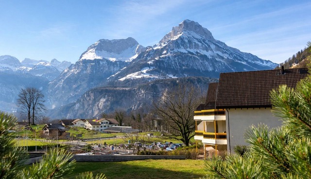 Private studio with alps view and wellness close at Swiss Holiday Park in Morschach