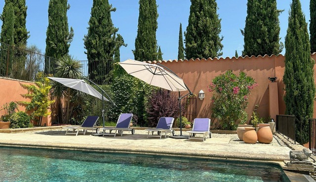 Provençal cottage among the vineyards