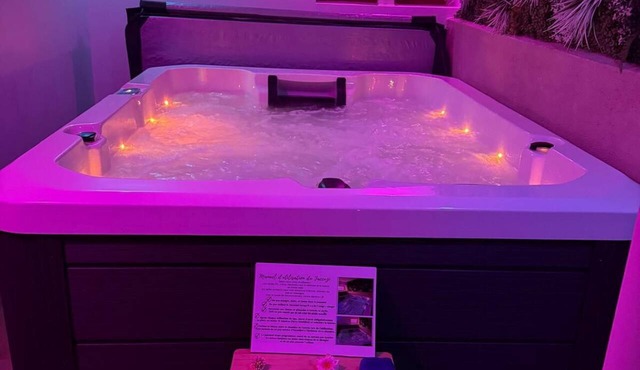 Relaxing studio with a private massage Jacuzzi, near Le PAL and Vichy.