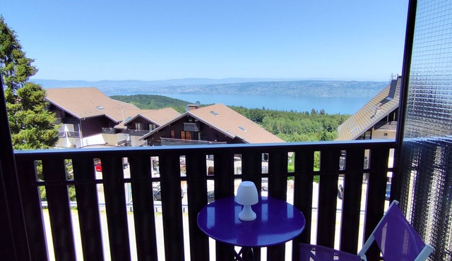 Schuss: Summer and Winter Balcony with a View of the Lake — The SCHUSS Building