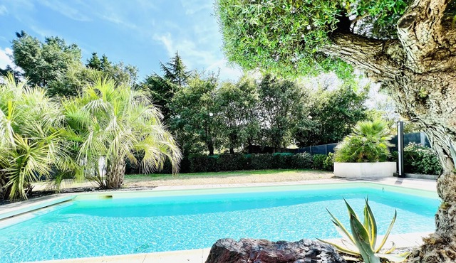 Spacious 4 bedroom Nort sur Erdre house, private heated swimming pool in Nort-sur-Erdre