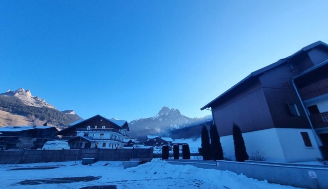 Studio "Cœur des Neiges" with Mountain View and Shared Terrace