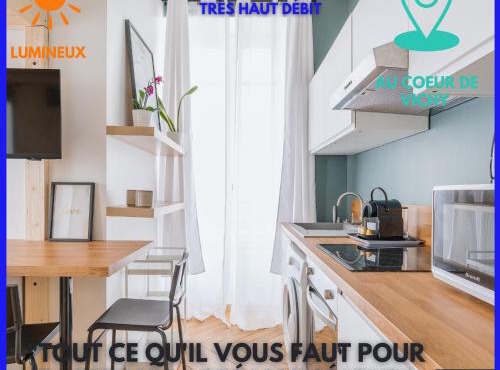 Studio cosy avec mezzanine calme hypercentre Villa Marie Celine
