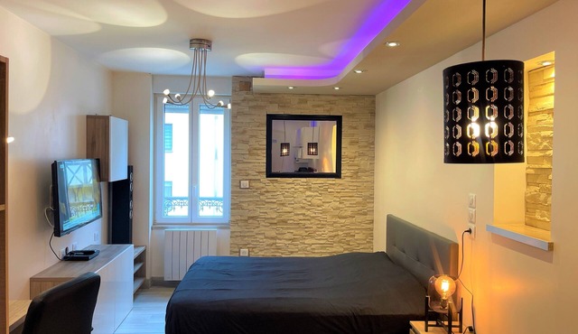 Superb furnished and equipped Studio in the heart of downtown in secure residence