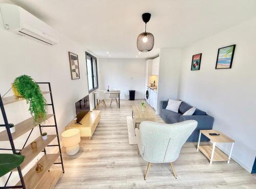 T2 Confort - Clim - Parking - Jardin