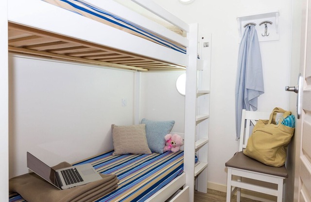 Comfortable studio with a balcony or terrace near the beach