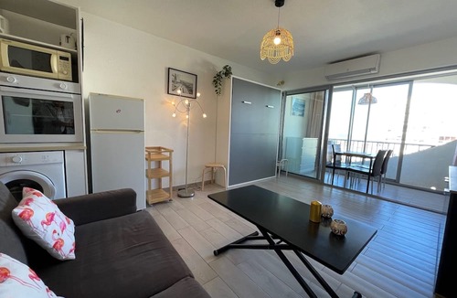 La Grande-Motte Apartment | 2-3 pers air-conditioned studio with harbor and sea view - Grande Motte