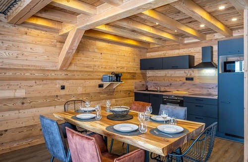Saint-Jean-Saint-Nicolas Ski Chalet | Le Tilleul Chalet 2 Chambres Pierres et Bois Avec Bain Nordique Privatif